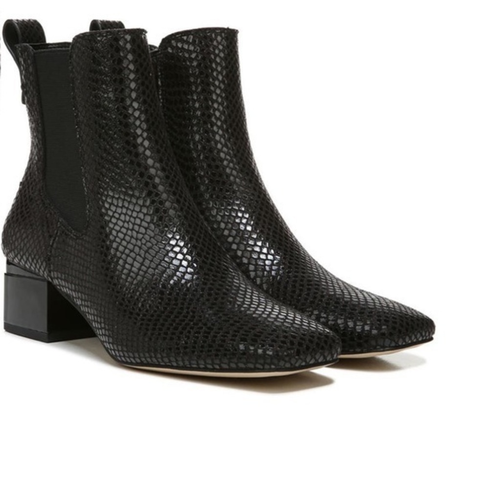 Franco Sarto NIB Wandi Snakeskin Embossed Chelsea Boot NEW Nordstrom Direct $150